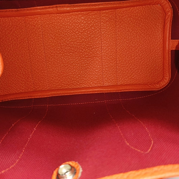 Authenticated pre-owned Garden Party Canvas Burgundy - Top Handle Bag at Looply