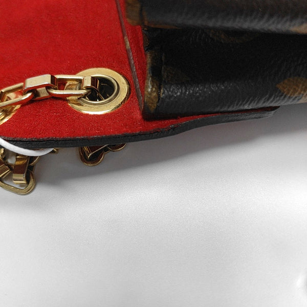 Authenticated pre-owned Pallas Monogram Coated Canvas Brown - Shoulder Bag at Looply