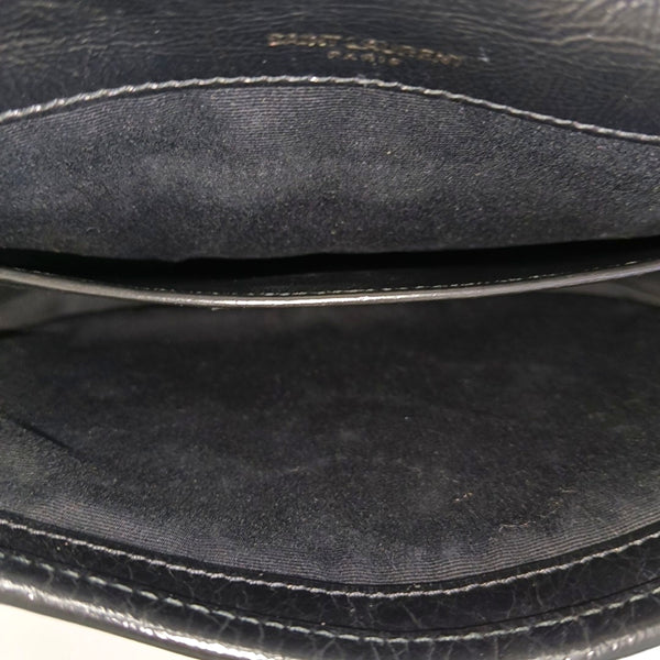 NIKI Small Chevron Calfskin Black