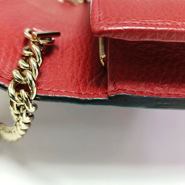 Authenticated pre-owned Interlocking G Calfskin Red - Crossbody Bag at Looply