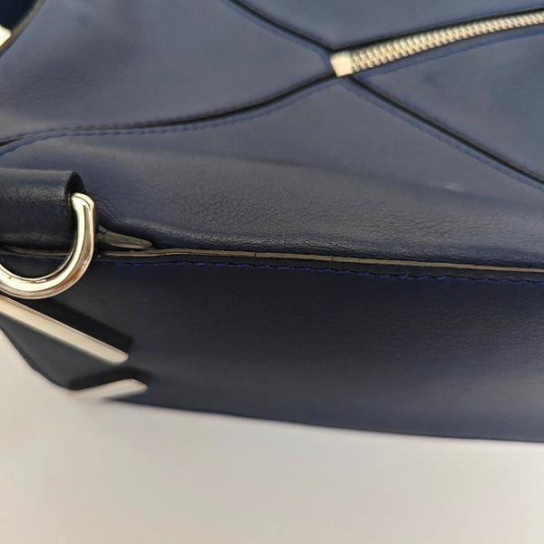 Authenticated pre-owned Puzzle Small Calfskin Blue - Shoulder Bag at Looply