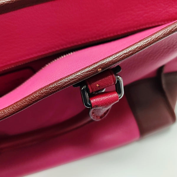 Authenticated pre-owned Amazona Calfskin Pink - Top Handle Bag at Looply