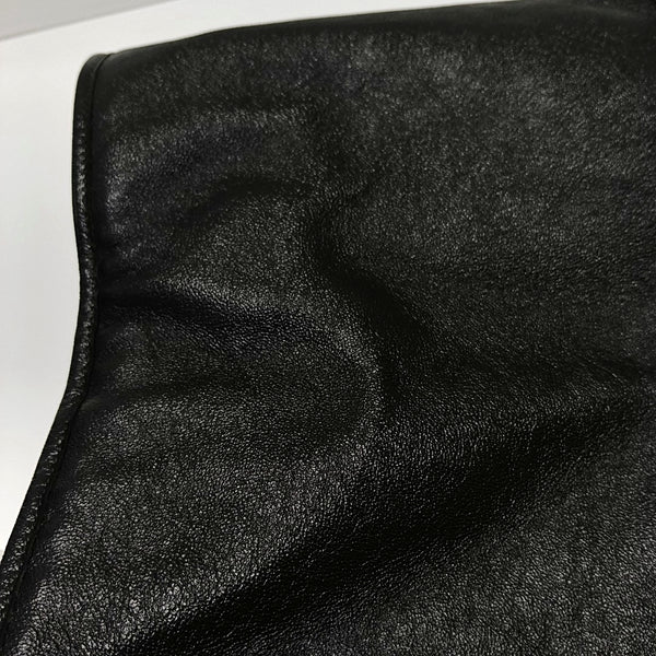 Authenticated pre-owned Rajah Large Calfskin Black - Shoulder Bag at Looply