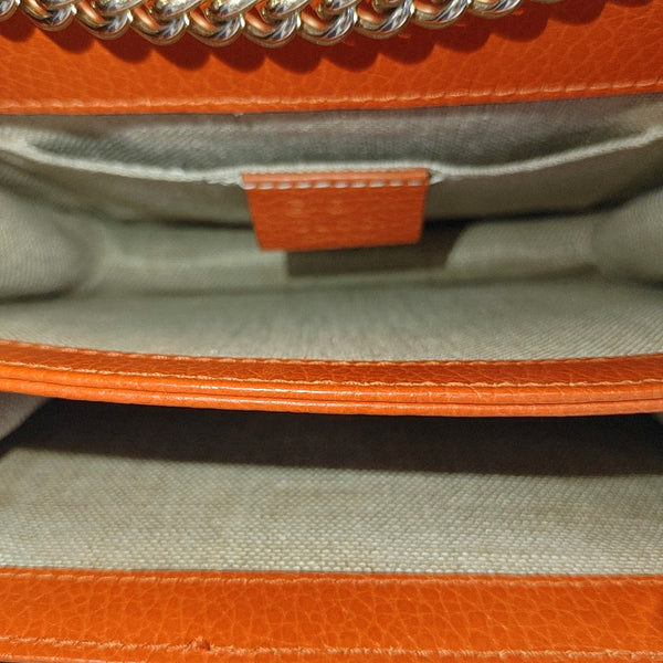 Authenticated pre-owned Interlocking G Calfskin Orange - Shoulder Bag at Looply