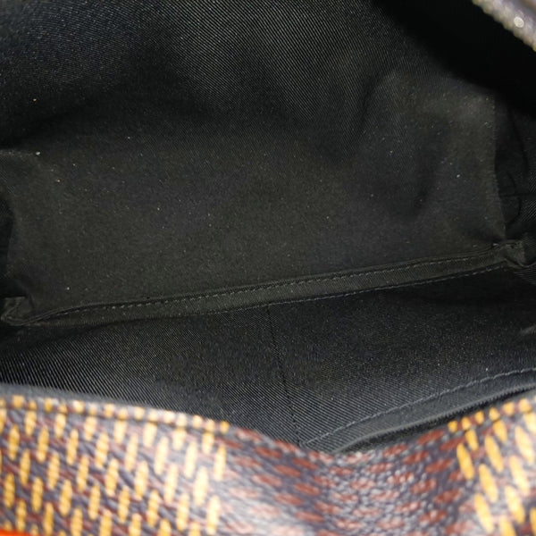 SOFT TRUNK Damier Ebene Coated Canvas Brown