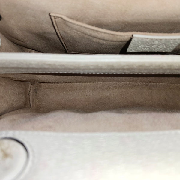Authenticated pre-owned Ophidia Small Calfskin White - Shoulder Bag at Looply