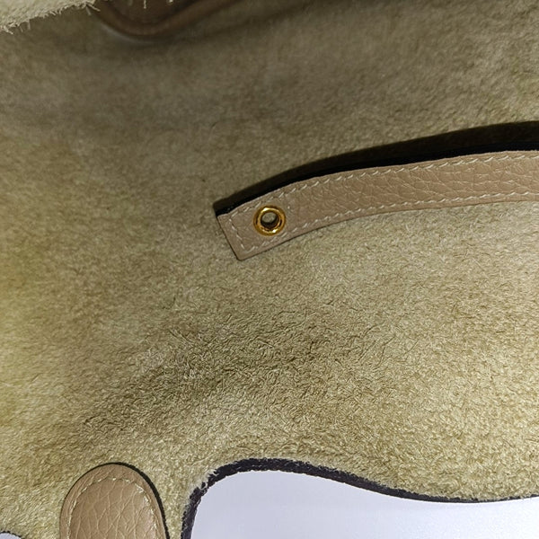 Authenticated pre-owned Picotin Lock 18 Clemence Gray - Top Handle Bag at Looply