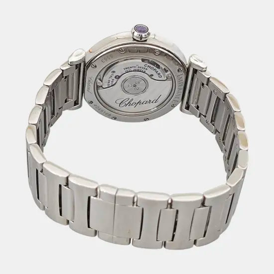 PREMIERE Reloj de cuarzo de acero inoxidable negro de 20 mm