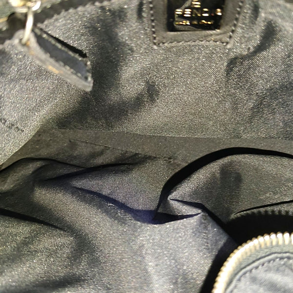 Fabric Shoulder Bag Black
