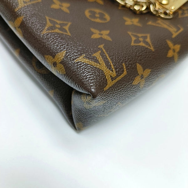 Authenticated pre-owned Pallas Monogram Coated Canvas Brown - Shoulder Bag at Looply