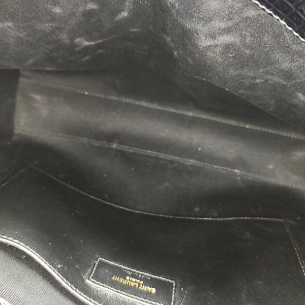 MANHATTAN Medium Calfskin Black