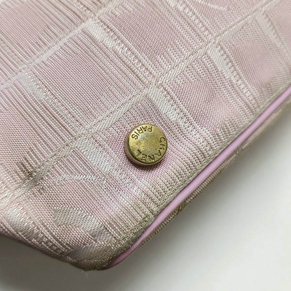 Authenticated pre-owned Travel Line Nylon Pink - Top Handle Bag at Looply