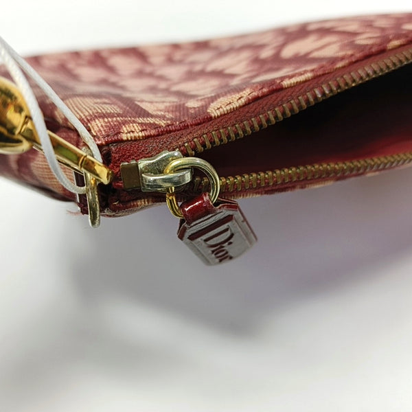 Authenticated pre-owned Saddle Oblique Canvas Red - Top Handle Bag at Looply
