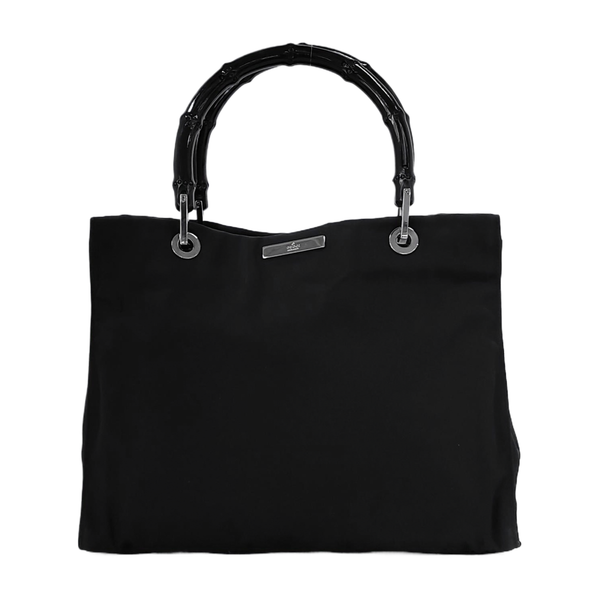 Authenticated pre-owned Bamboo 1947 Fabric Black - Top Handle Bag at Looply
