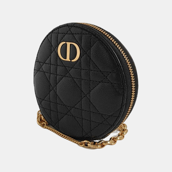 Authenticated pre-owned Dior Caro Calfskin Black - Crossbody Bag at Looply