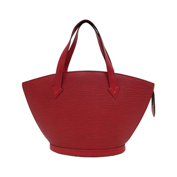 Authenticated pre-owned Saint Jacques PM Epi Red - Top Handle Bag at Looply