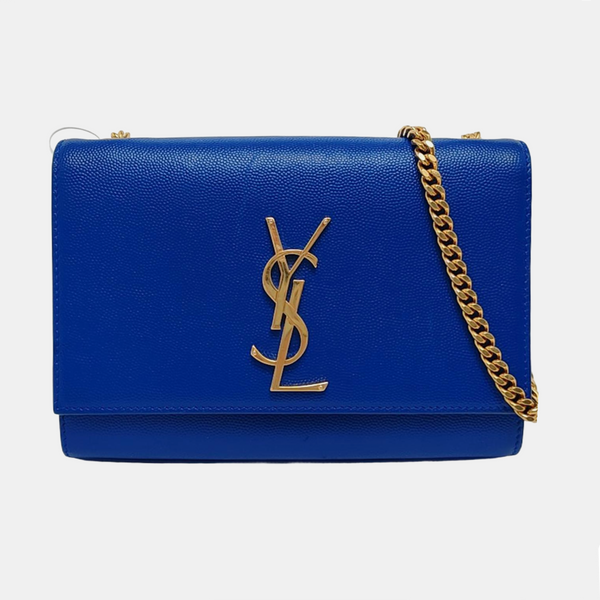 Authenticated pre-owned Kate Small Calfskin Blue - Shoulder Bag at Looply