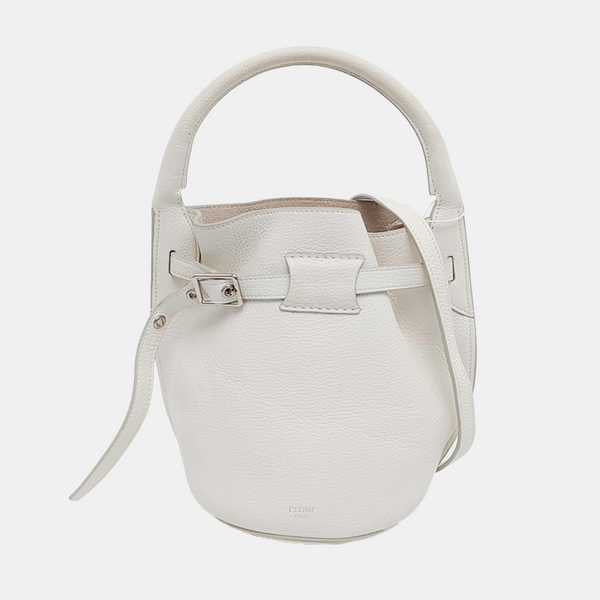 Authenticated pre-owned Big Bag Nano Calfskin White - Crossbody Bag at Looply