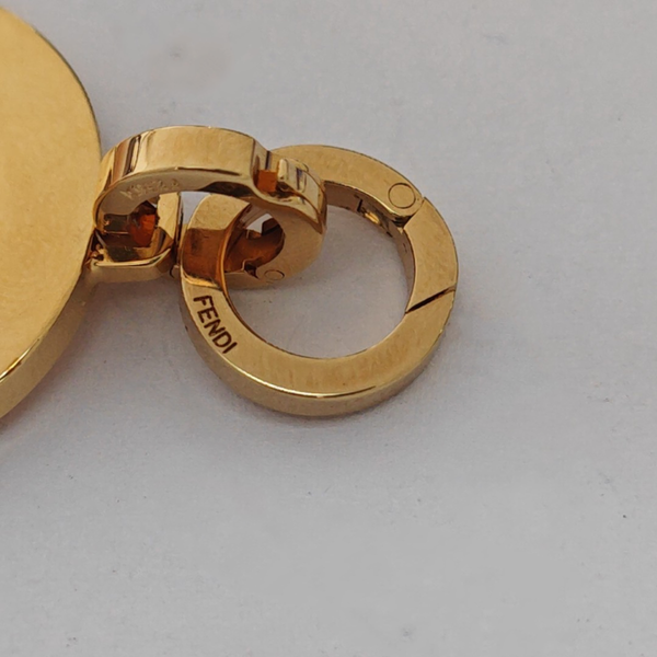 Metal Bag Charm Rose Gold