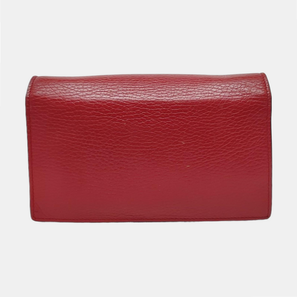 Authenticated pre-owned Interlocking G Calfskin Red - Handbags at Looply