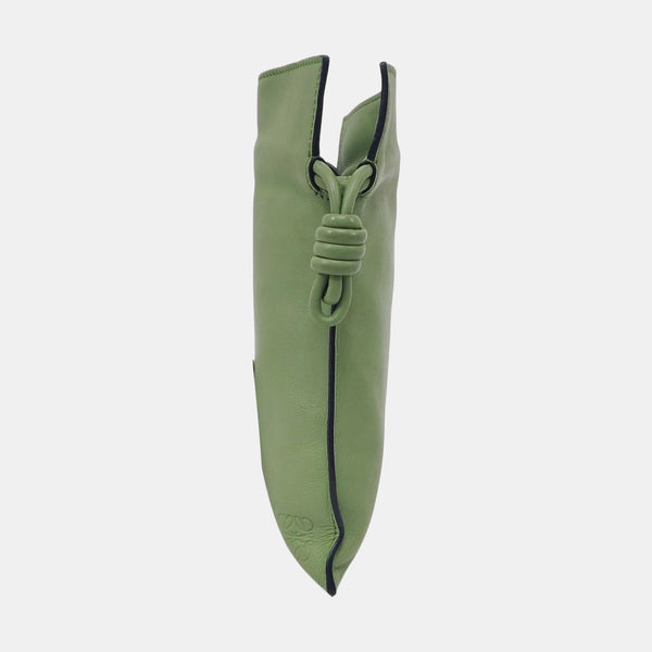 Authenticated pre-owned Flamenco Calfskin Green - Crossbody Bag at Looply