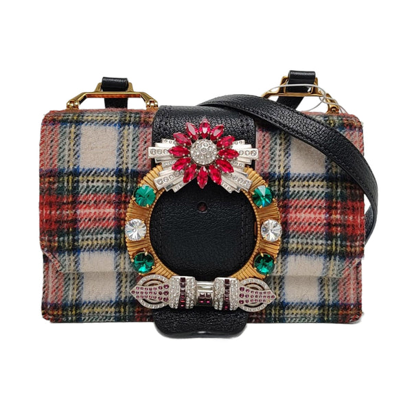 Authenticated pre-owned Miu Lady Sheepskin Multicolor - Shoulder Bag at Looply