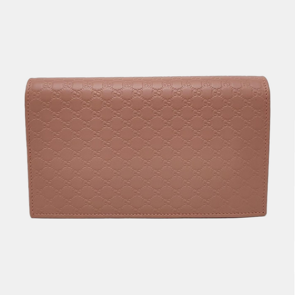 Authenticated pre-owned Microguccissima Monogram Calfskin Pink - Shoulder Bag at Looply