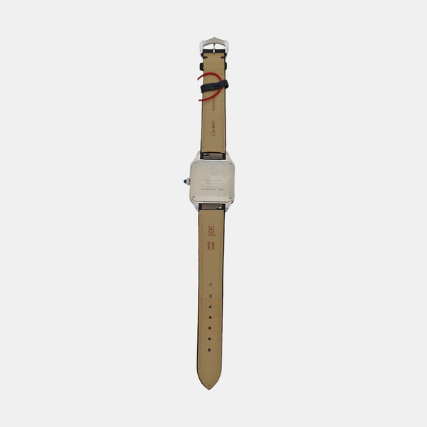 Santos-Dumont 27.5mm Silver Quartz Watch