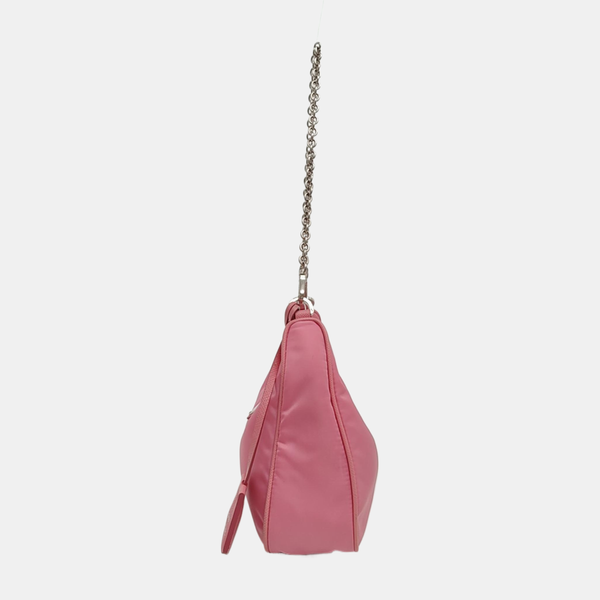 Authenticated pre-owned Re-edition2005 Mini Nylon Pink - Shoulder Bag at Looply