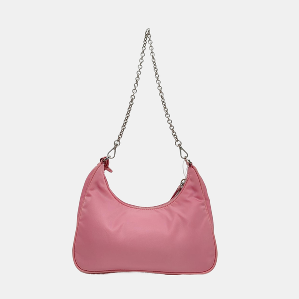 Authenticated pre-owned Re-edition2005 Mini Nylon Pink - Shoulder Bag at Looply