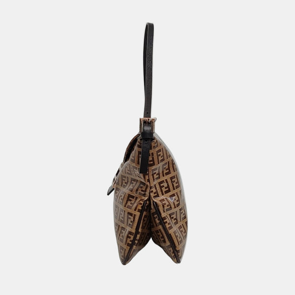 Coated Canvas Top Handle Bag Multicolor