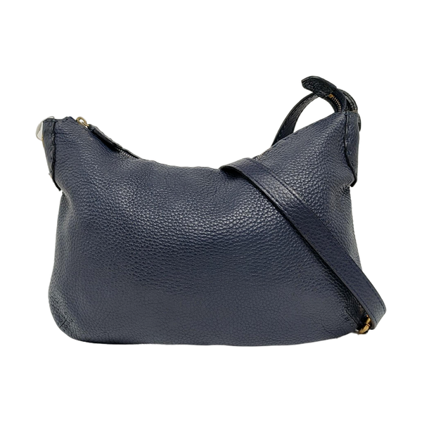 Calfskin Shoulder Bag Blue