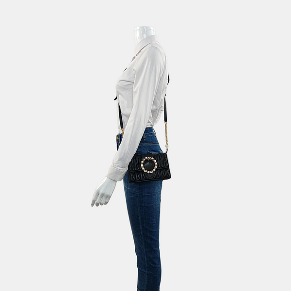 Authenticated pre-owned Matelassé Lambskin Black - Shoulder Bag at Looply