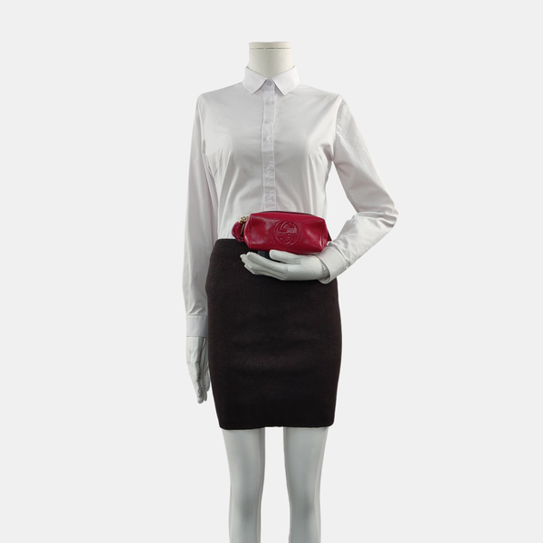 Authenticated pre-owned Soho Patent Leather Pink - Clutch at Looply