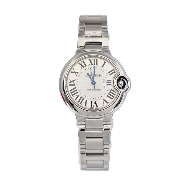 Ballon Bleu de Cartier 33mm Silver Automatic Watch