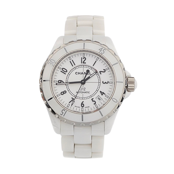 J12 39mm White Automatic Watch