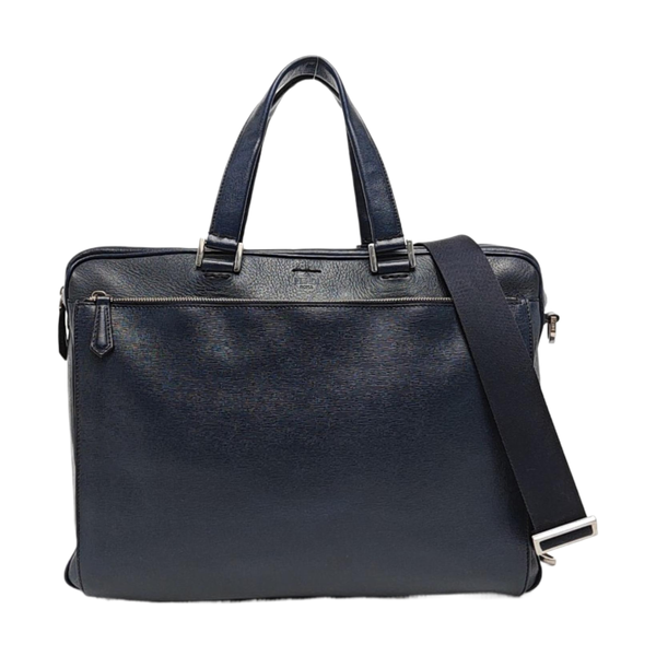 Calfskin Shoulder Bag Blue