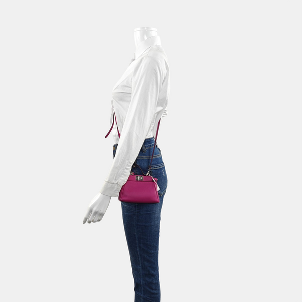 Authenticated pre-owned Peekaboo Small Calfskin Purple - Shoulder Bag at Looply