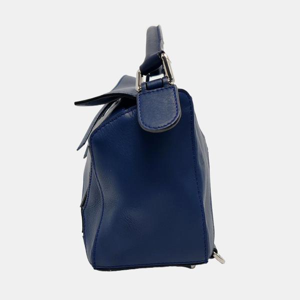Authenticated pre-owned Puzzle Small Calfskin Blue - Shoulder Bag at Looply