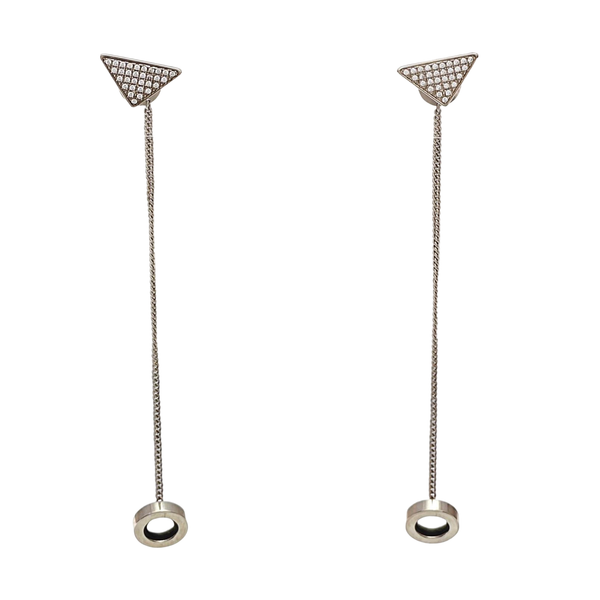 Authenticated pre-owned Silver-tone Metal Silver Earring - Earrings at Looply