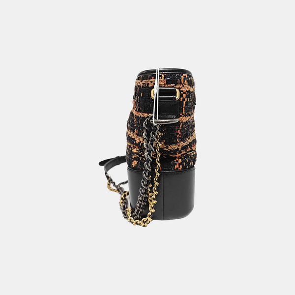 Authenticated pre-owned Gabrielle Medium Wool Black - Shoulder Bag at Looply