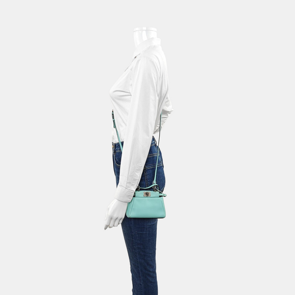 Authenticated pre-owned Peekaboo Mini Calfskin Blue - Handbags at Looply