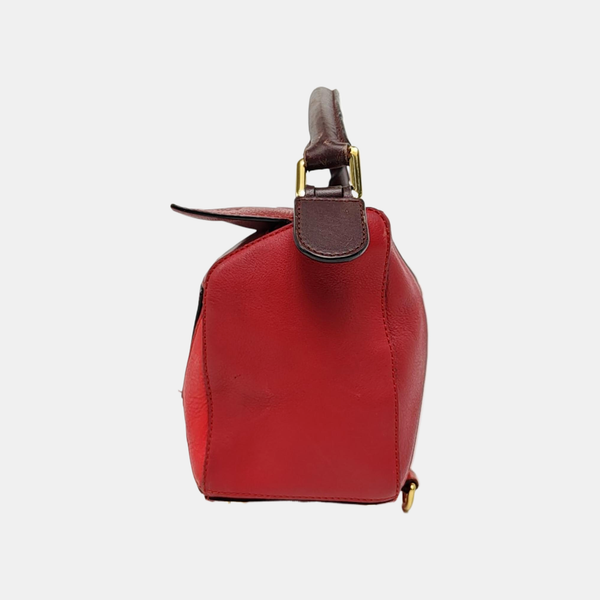 Authenticated pre-owned Puzzle Small Calfskin Red - Shoulder Bag at Looply