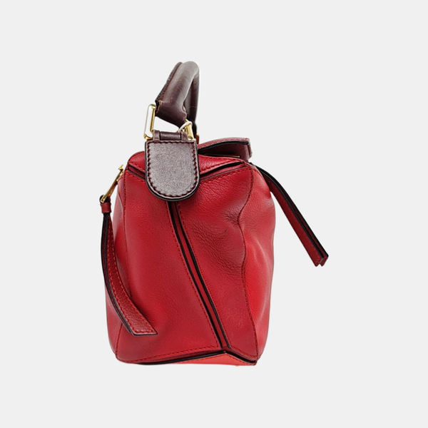 Authenticated pre-owned Puzzle Small Calfskin Red - Shoulder Bag at Looply