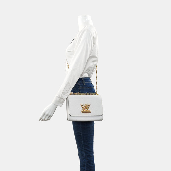 Authenticated pre-owned Twist MM Epi White - Shoulder Bag at Looply