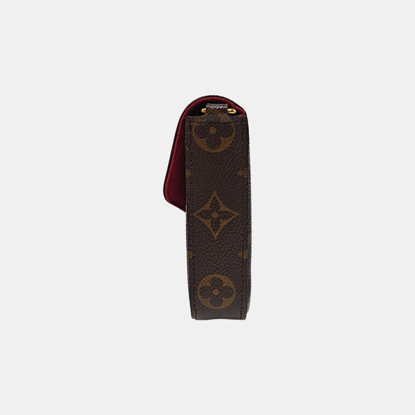 Authenticated pre-owned Félicie Monogram Coated Canvas Brown - Shoulder Bag at Looply