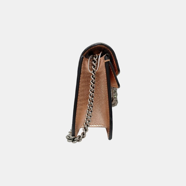Authenticated pre-owned Dionysus Super Mini Calfskin Rose Gold - Shoulder Bag at Looply