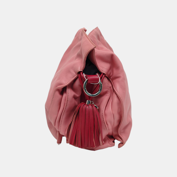 Authenticated pre-owned Flamenco Lambskin Pink - Shoulder Bag at Looply