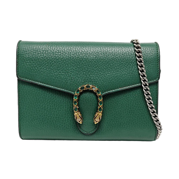 Authenticated pre-owned Dionysus Mini Calfskin Green - Handbags at Looply