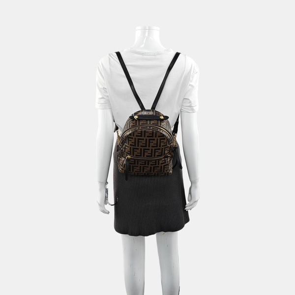 Calfskin Backpack Mini Brown